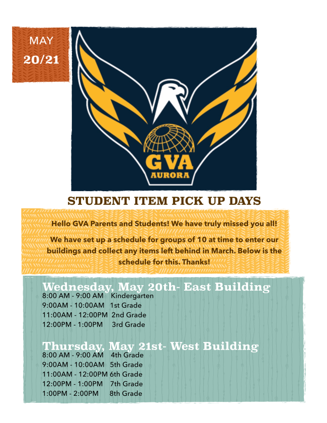 flyer for pick up day