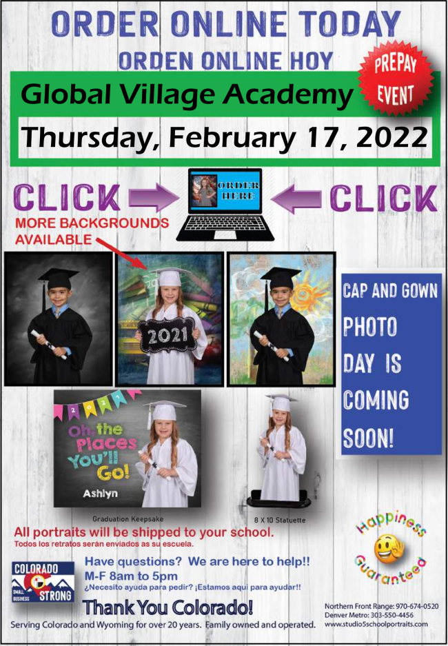 cap and gown flyer